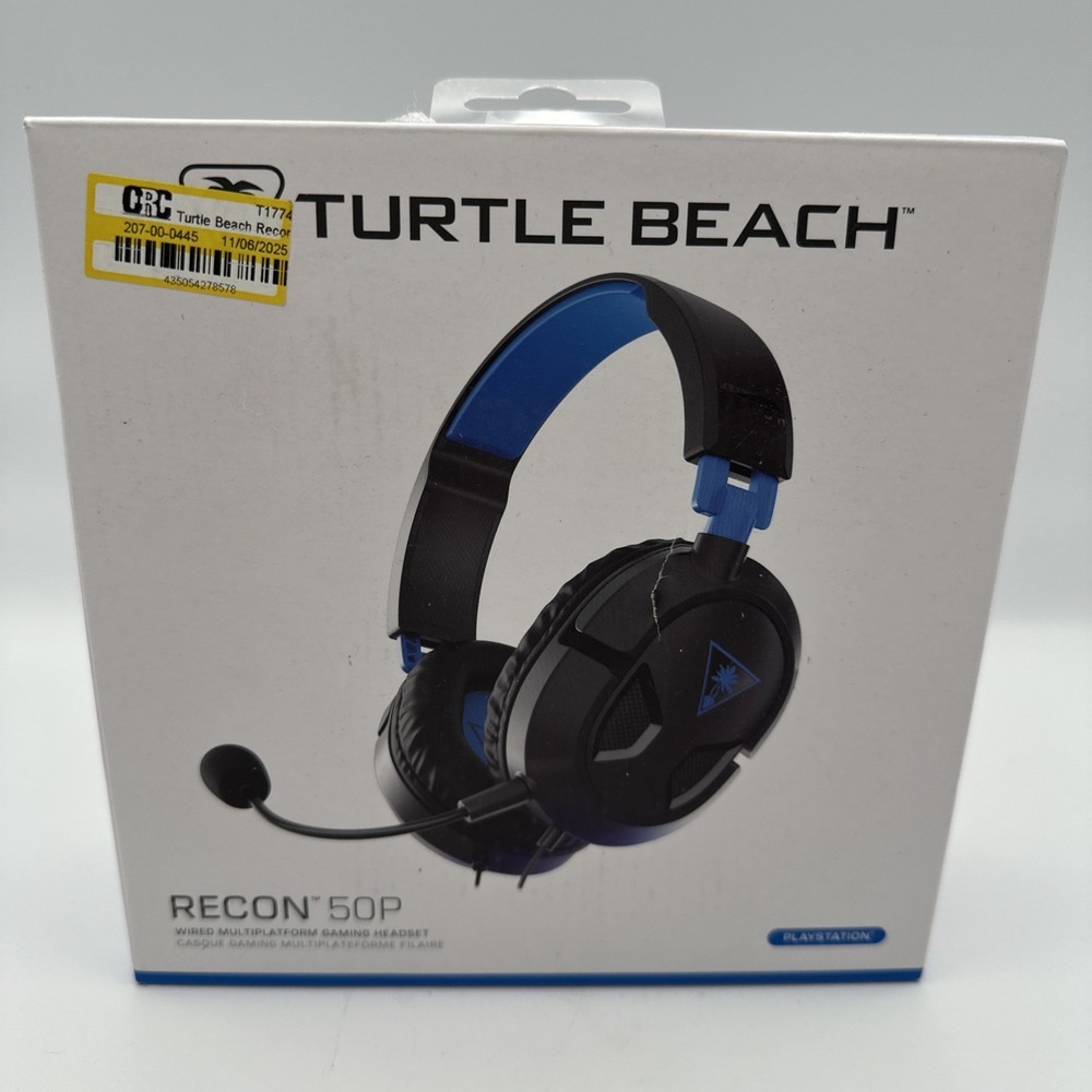 Turtle Beach Recon 50P Wired Multiplatform Gaming Headset With Microphone For Pl